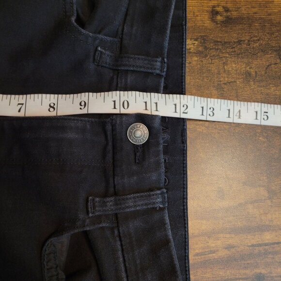 American Eagle Jean 4 S Jegging Curvy Highest Rise Next Level Stretch Black Wash - Picture 9 of 12